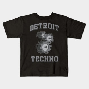 Detroit Techno Gears Kids T-Shirt